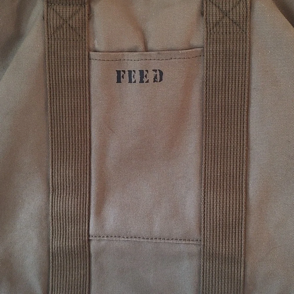FEED Tote •Olive Green•Used - Picture 2 of 13